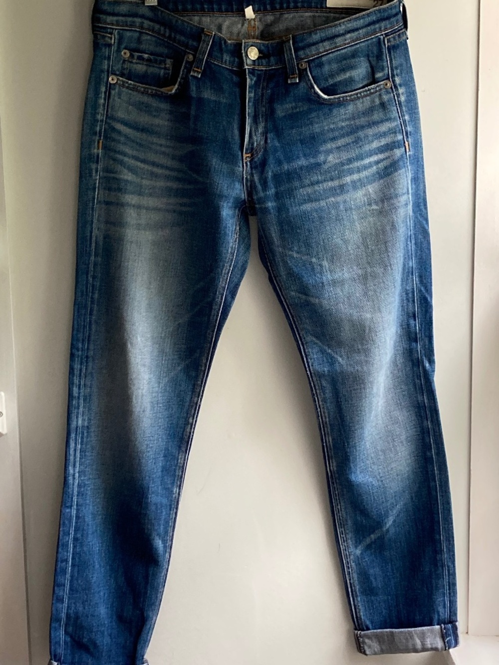 Rag & Bone The Dre Bradford wash low-rise jeans 27